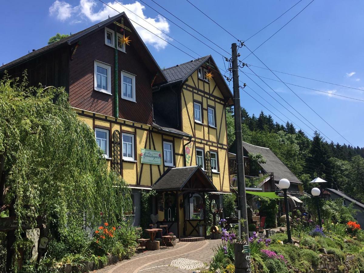 Ferienwohnung Haus Rennsteigrose Steinheid Exterior foto